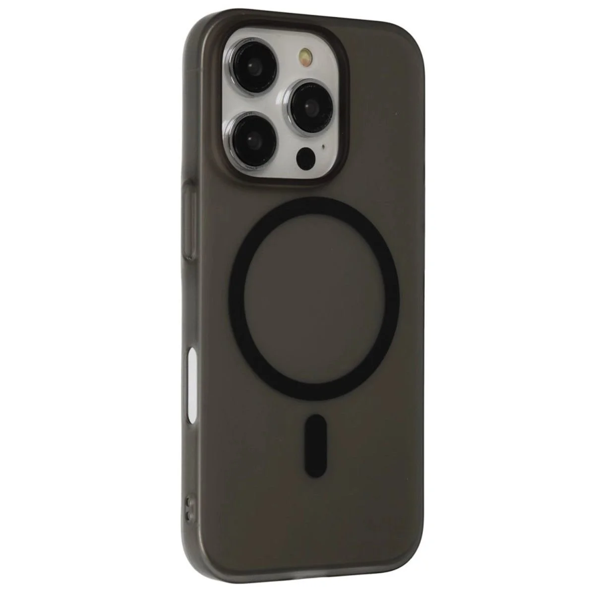 iPhone 16 Pro Max ile Uyumlu MagSafe Kılıf - PC Slim Kapak Siyah