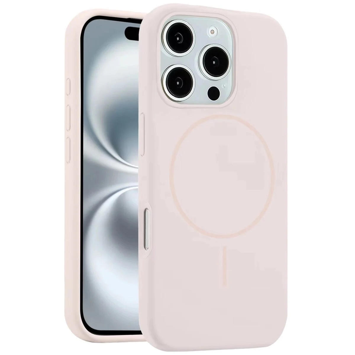 iPhone 16 Pro Max ile Uyumlu MagSafe Kılıf - Jully Kapak Pudra Renk iPhone 16 Pro Max ile Uyumlu MagSafe Kılıf - Jully Kapak Pudra Renk