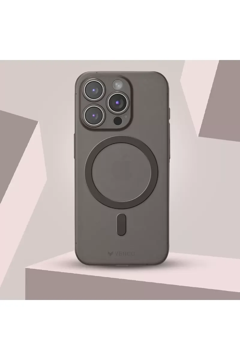 iPhone 16 Pro Max ile Uyumlu Şeffaf MagSafe Kılıf - 360° Darbe Korumalı Şık Tasarım