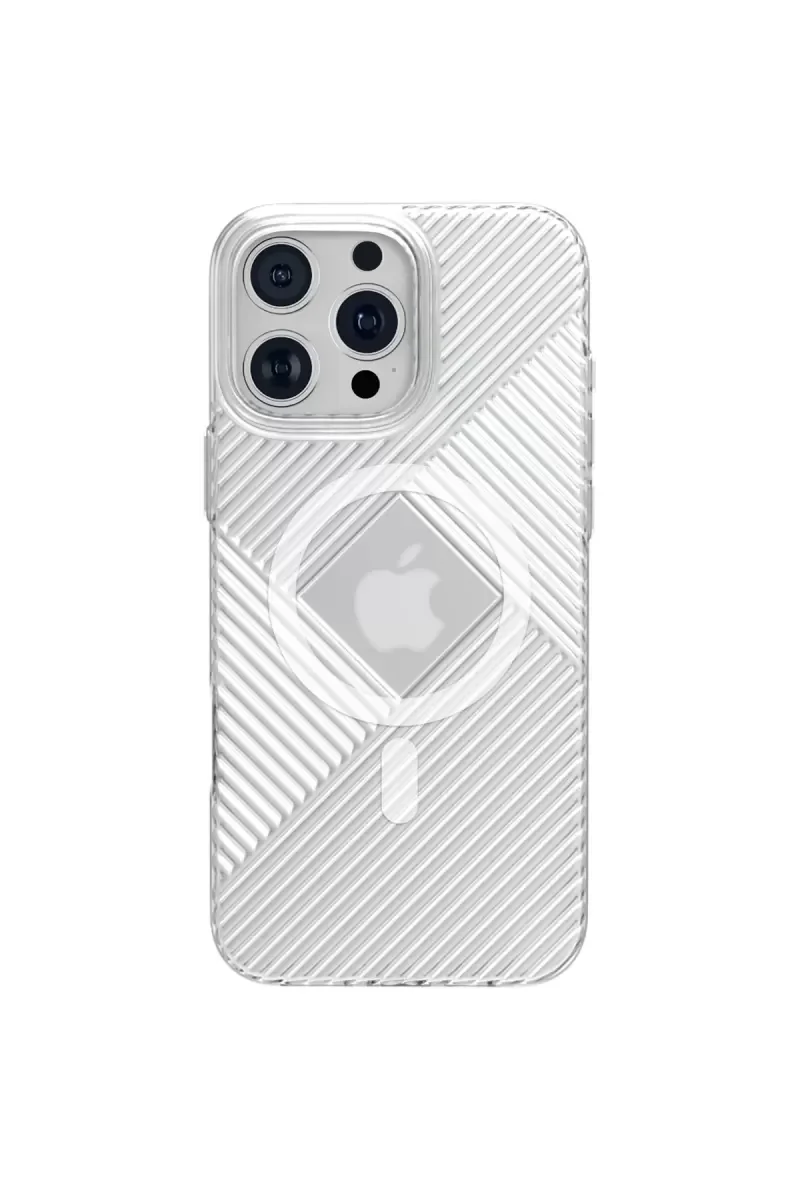 iPhone 16 Pro Max ile Uyumlu Şeffaf MagSafe Kılıf - Stella PC Sert Koruma