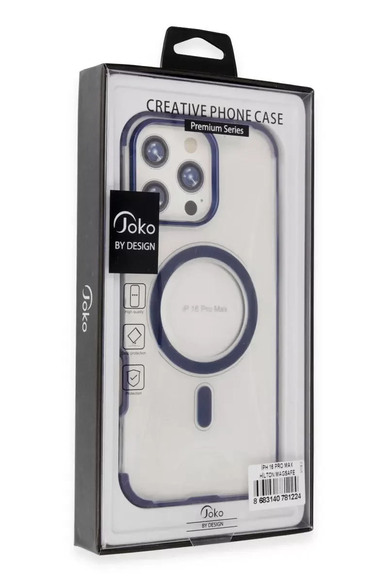 iPhone 16 Pro Max ile Uyumlu Hilton MagSafe Kılıf - Titan Gri Darbe ve Çizilme Koruması