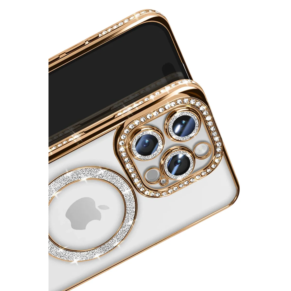 iPhone 16 Pro Max Joke Simli Magneticsafe Kılıf - Gold