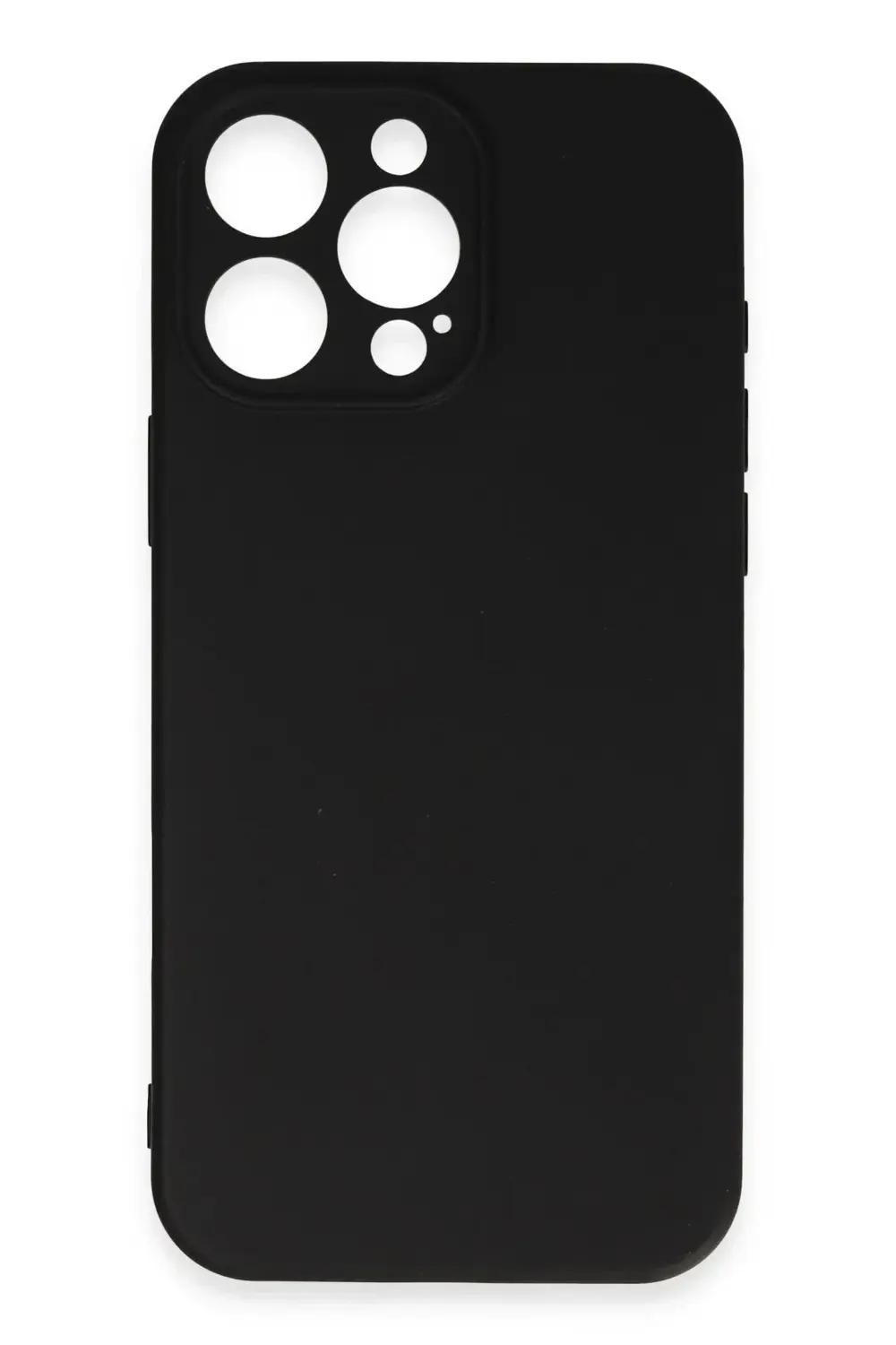 Iphone 16 Pro Max Kılıf Nano Içi Kadife Silikon - Siyah