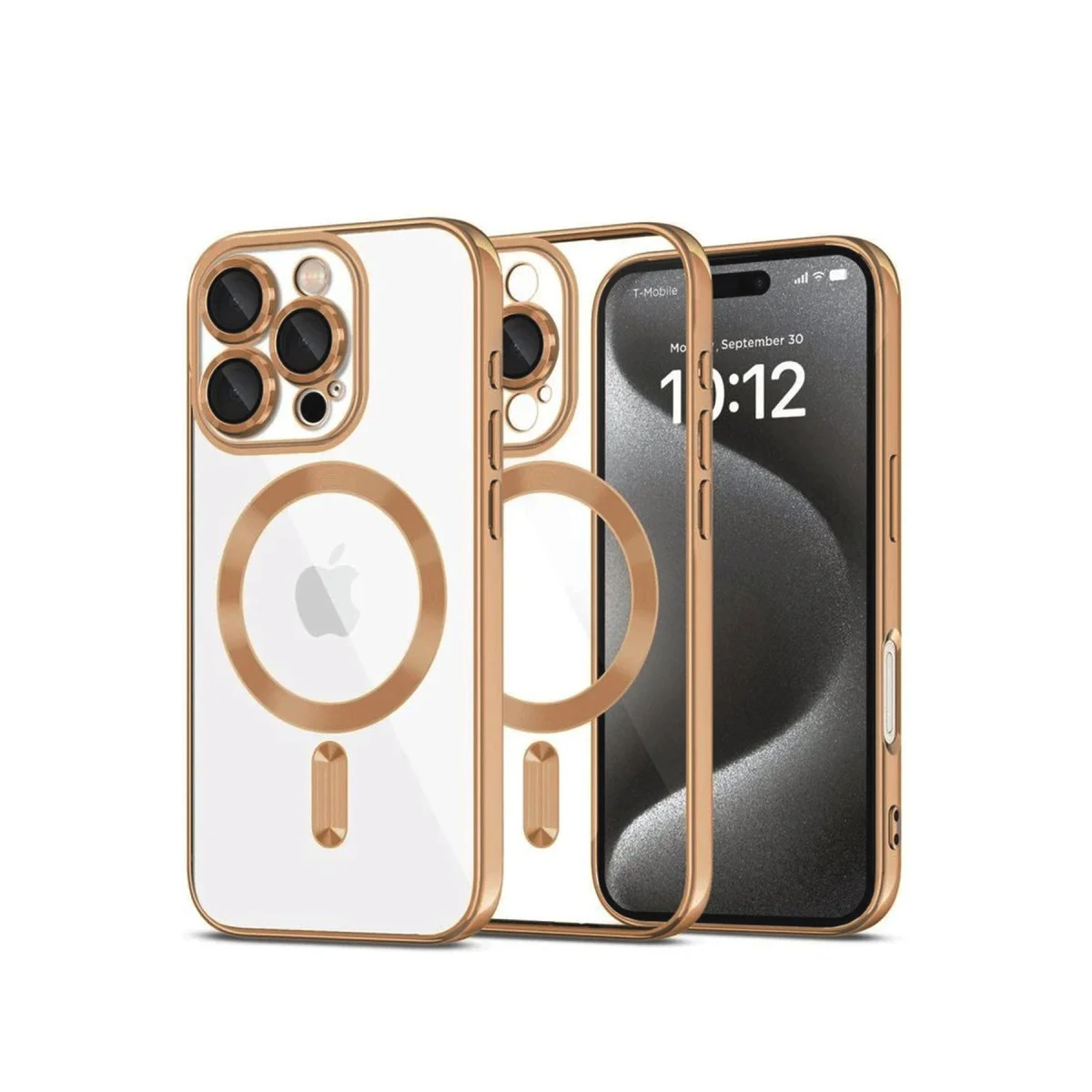 iPhone 16 Pro Max Kross Magneticsafe Kapak - Çöl Titanyum MagSafe Kılıf