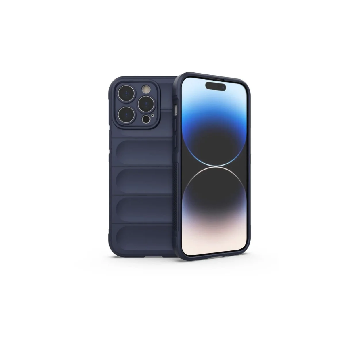 iPhone 16 Pro Max Optimum Silikon Kılıf - Lacivert, Pürüzsüz Tutuş ve Maksimum Koruma