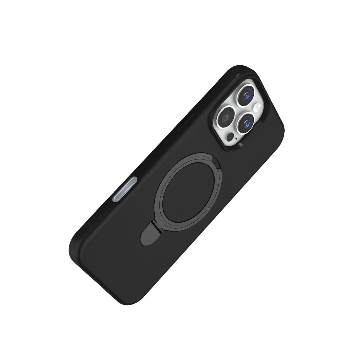 iPhone 16 Pro Max Regal Magsafe Standlı Kapak - Siyah ve Çift İşlevli Tasarım