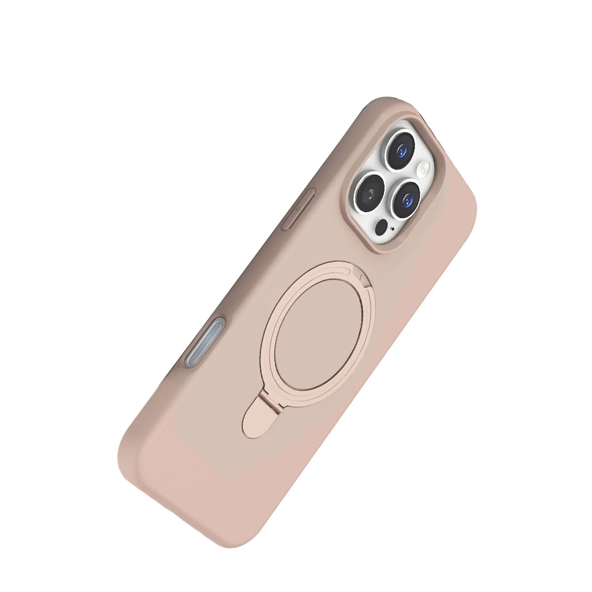 iPhone 16 Pro Max Regal Magsafe Standlı Kapak - Çöl Titanyum | Mükemmel Tasarım ve Kablosuz Şarj Desteği