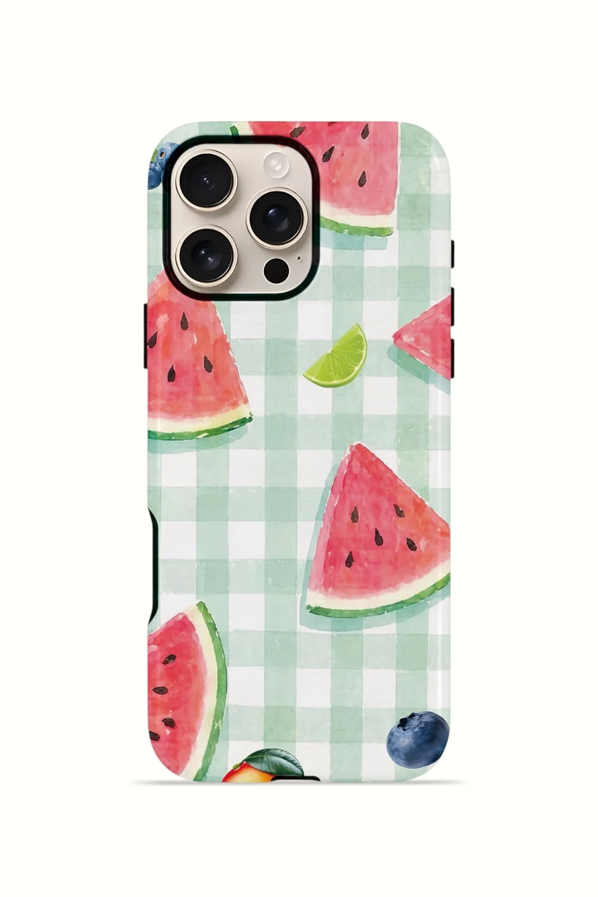 iPhone 16 Pro Max Vorian Çift Katmanlı Kılıf Watermelon Picnic Gingham Fiyatı, Yorumları ve Özellikleri