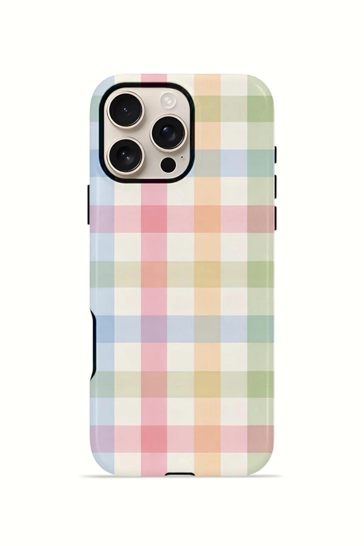 iPhone 16 Pro Max Vorian Magsafe Çift Katmanlı Korumalı Kılıf Pastel Gingham Fiyatı, Yorumları ve Özellikleri
