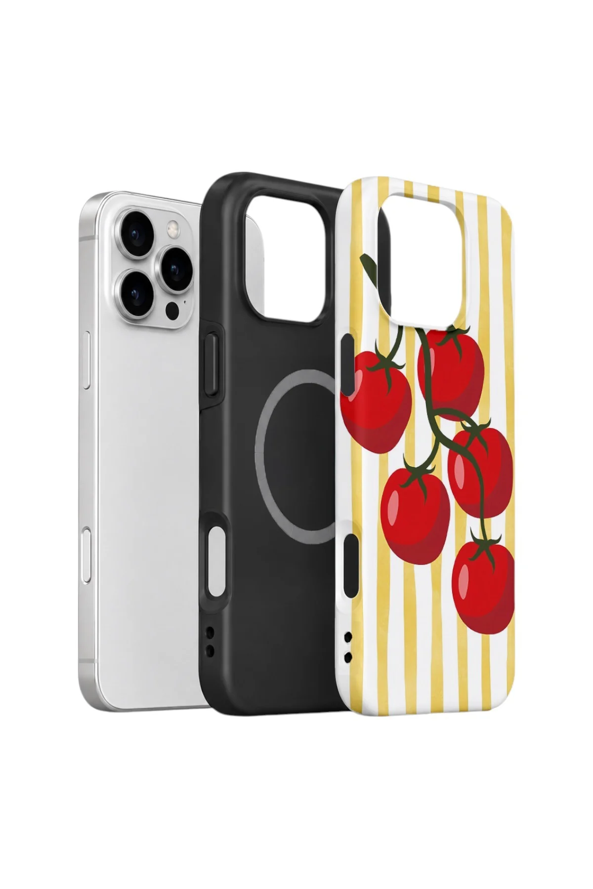 iPhone 16 Pro Max Vorian Magsafe Çift Katmanlı Korumalı Kılıf Tomato Market Stripe Fiyatı, Yorumları ve Özellikleri