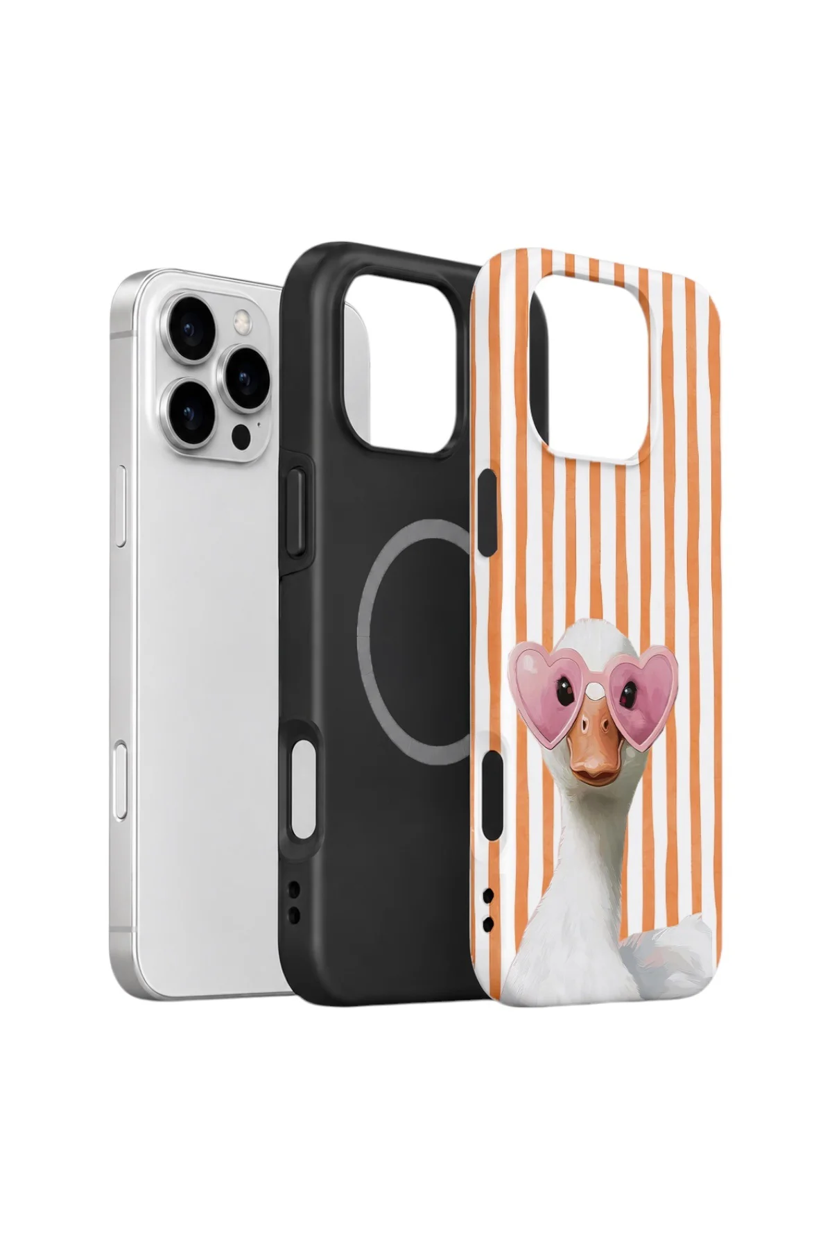 iPhone 16 Pro Max Vorian Magsafe Çift Katmanlı Korumalı Kılıf Heart Glasses Goose Fiyatı, Yorumları ve Özellikleri