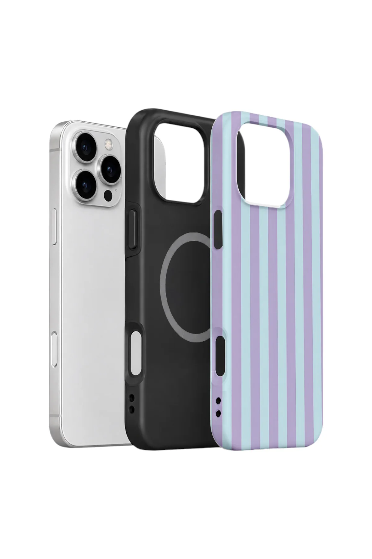iPhone 16 Pro Max Vorian Magsafe Çift Katmanlı Korumalı Kılıf Lilac Riviera Stripe Fiyatı, Yorumları ve Özellikleri
