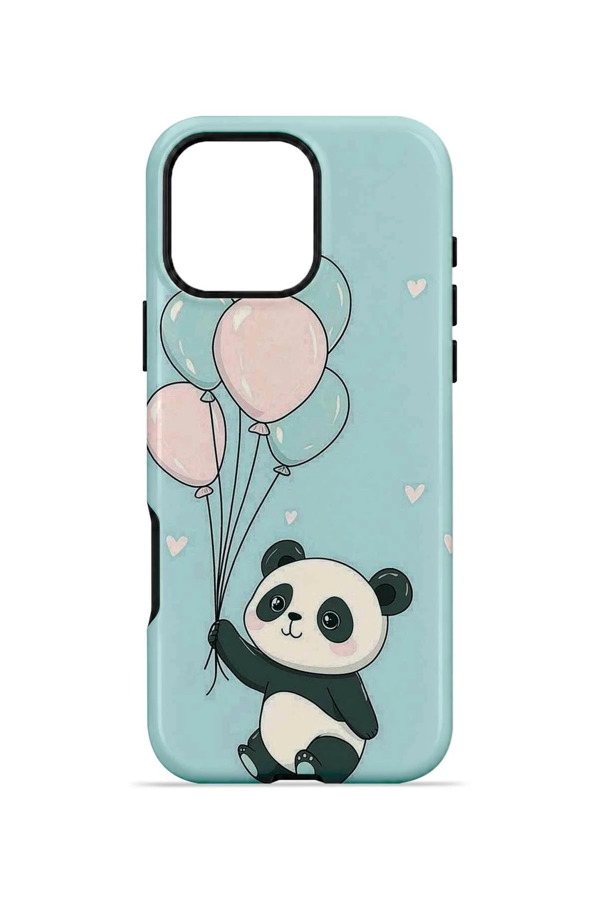 iPhone 16 Pro Max Vorian Çift Katmanlı Balonlu Pandalı Kılıf iPhone 16 Pro Max Vorian Çift Katmanlı Balonlu Pandalı Kılıf - Görsel 4