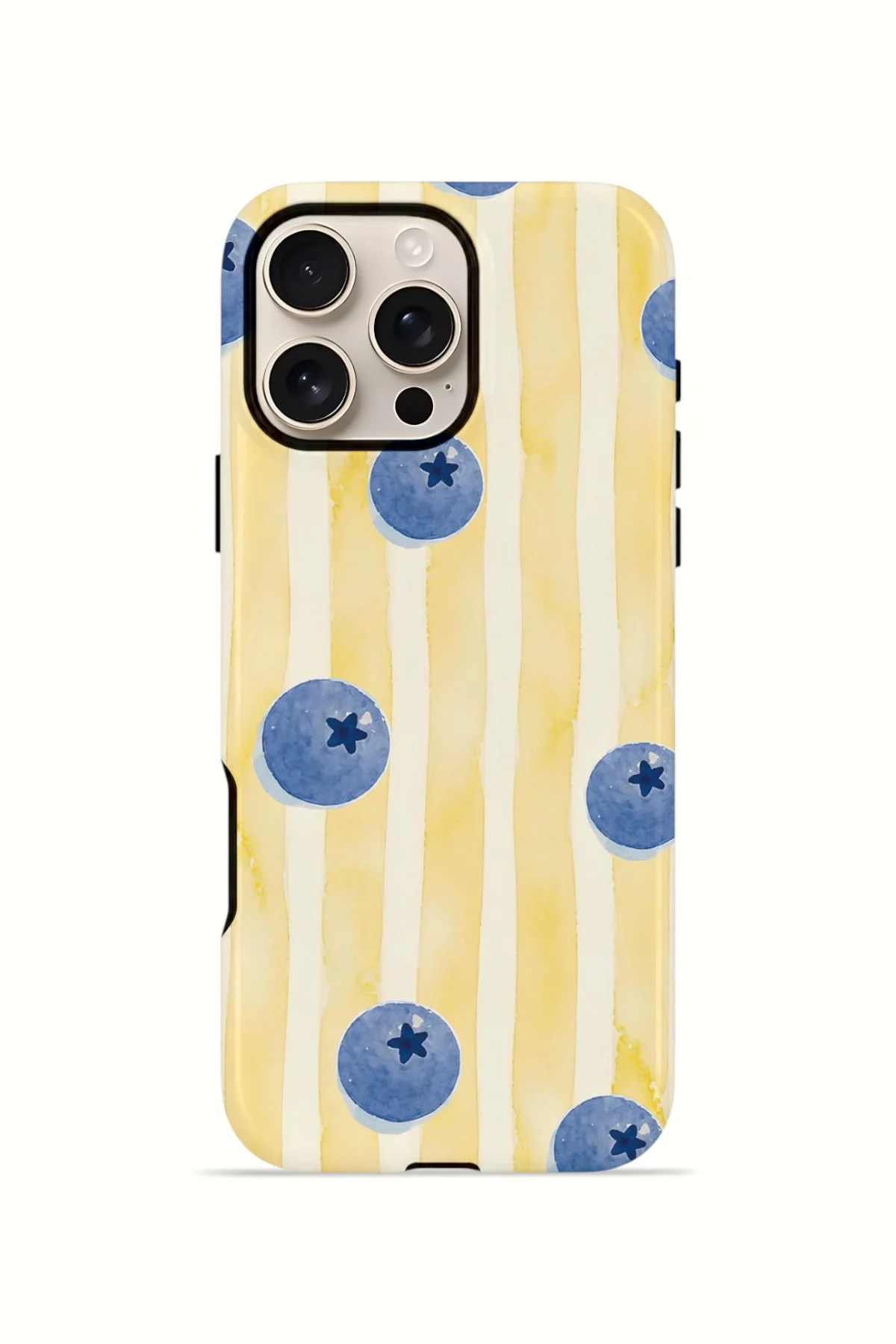 iPhone 16 Pro Max Vorian Yough Kılıf Blueberry Sun Stripe