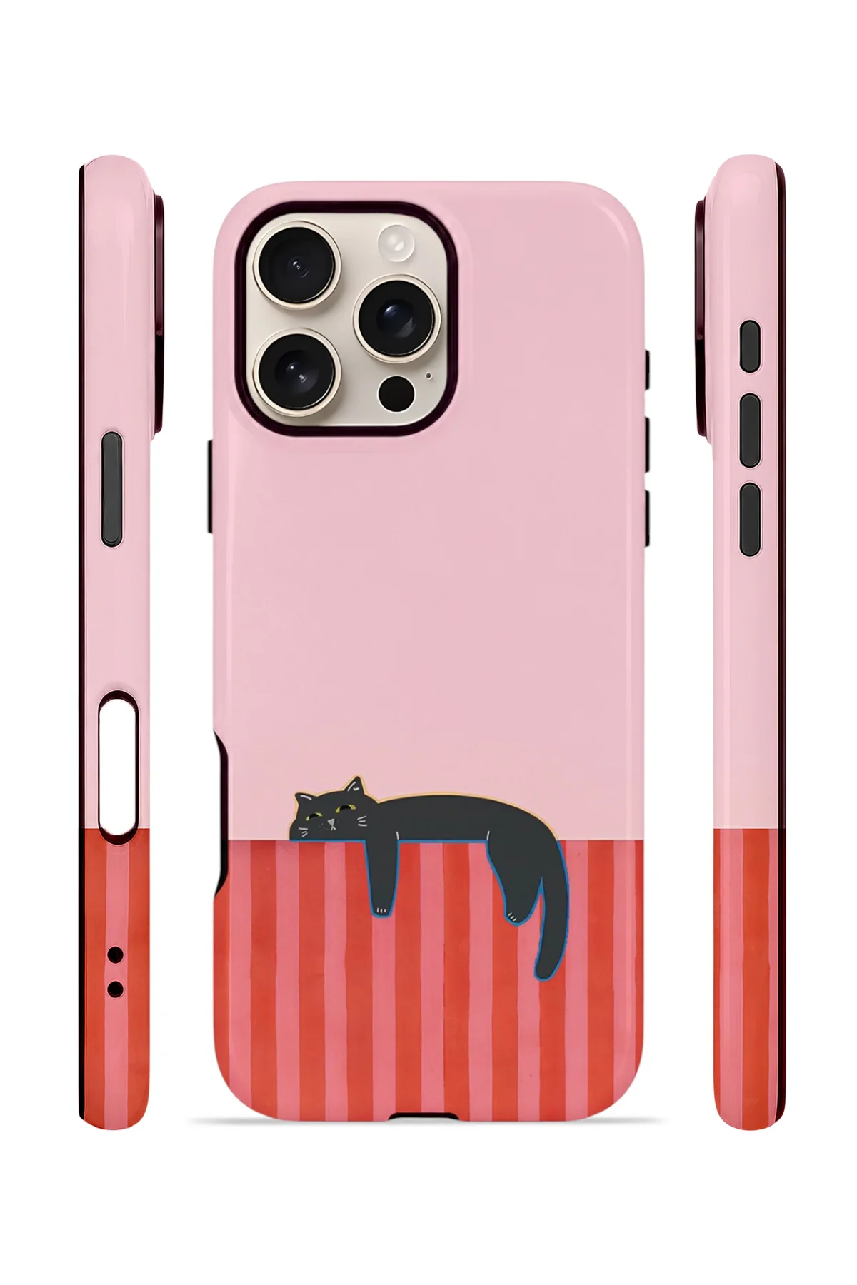 iPhone 16 Pro Max Vorian Çift Katmanlı MagSafe Kılıf Lazy Cat Sunset iPhone 16 Pro Max Vorian Çift Katmanlı MagSafe Kılıf Lazy Cat Sunset