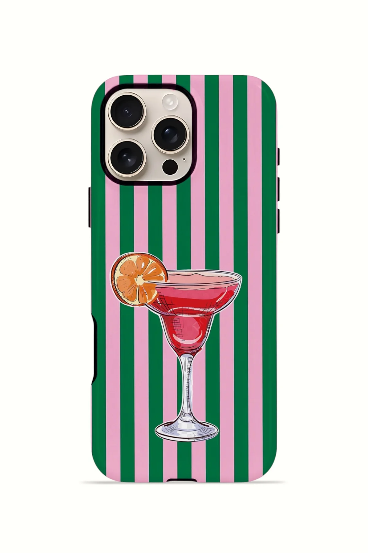 iPhone 16 Pro Max Vorian Çift Katmanlı MagSafe Kılıf Pink Citrus Cocktail