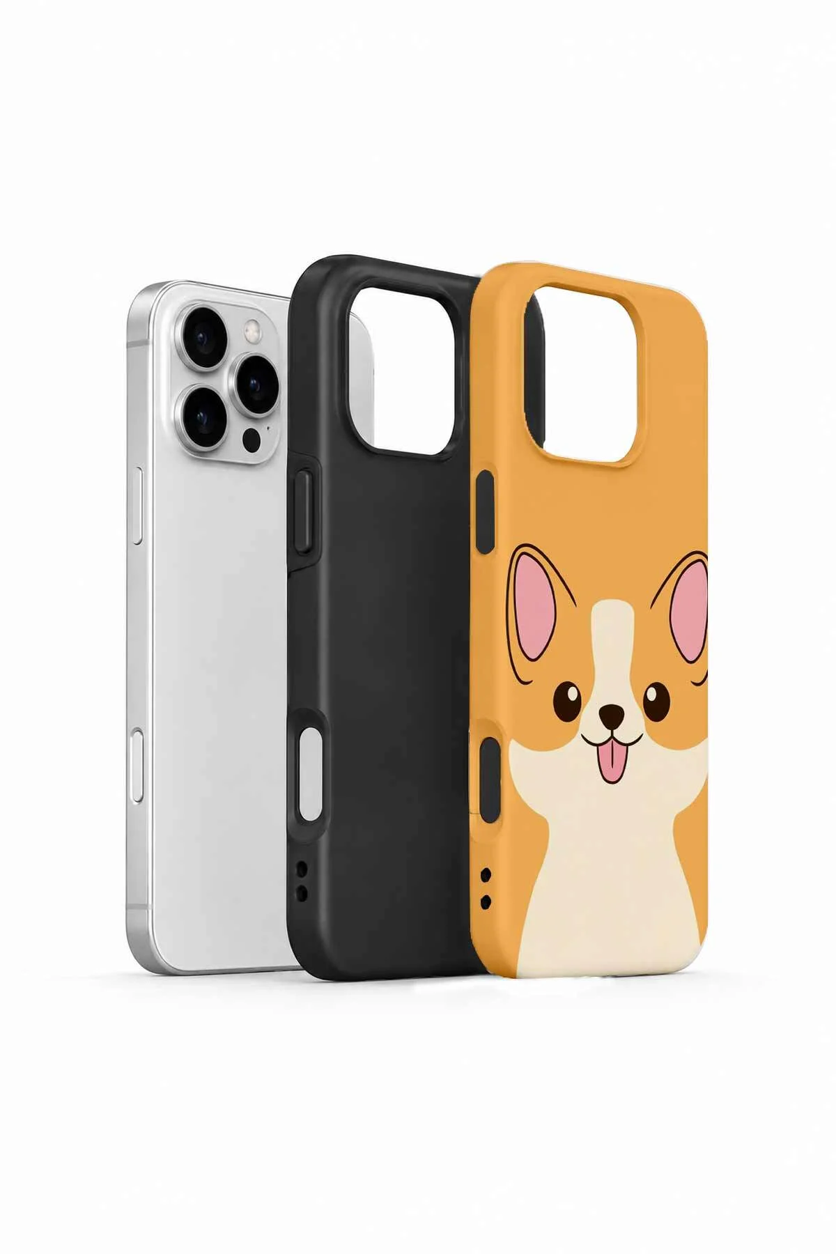 iPhone 16 Pro Max Vorian Çift Katmanlı Corgili Kılıf - Görsel 2