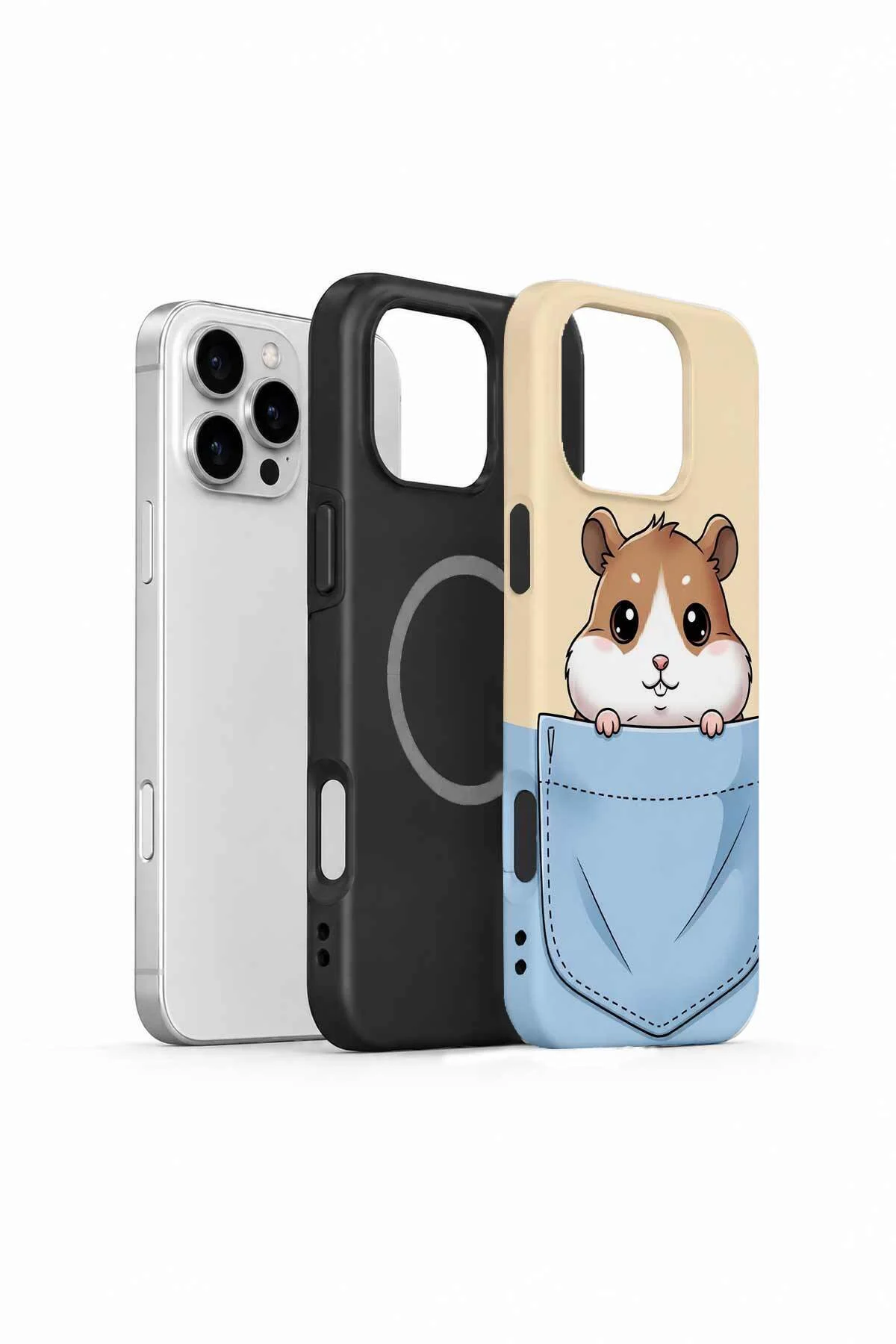iPhone 16 Pro Max Vorian MagSafe Çift Katmanlı Cepli Hamsterli Kılıf iPhone 16 Pro Max Vorian MagSafe Çift Katmanlı Cepli Hamsterli Kılıf - Görsel 2