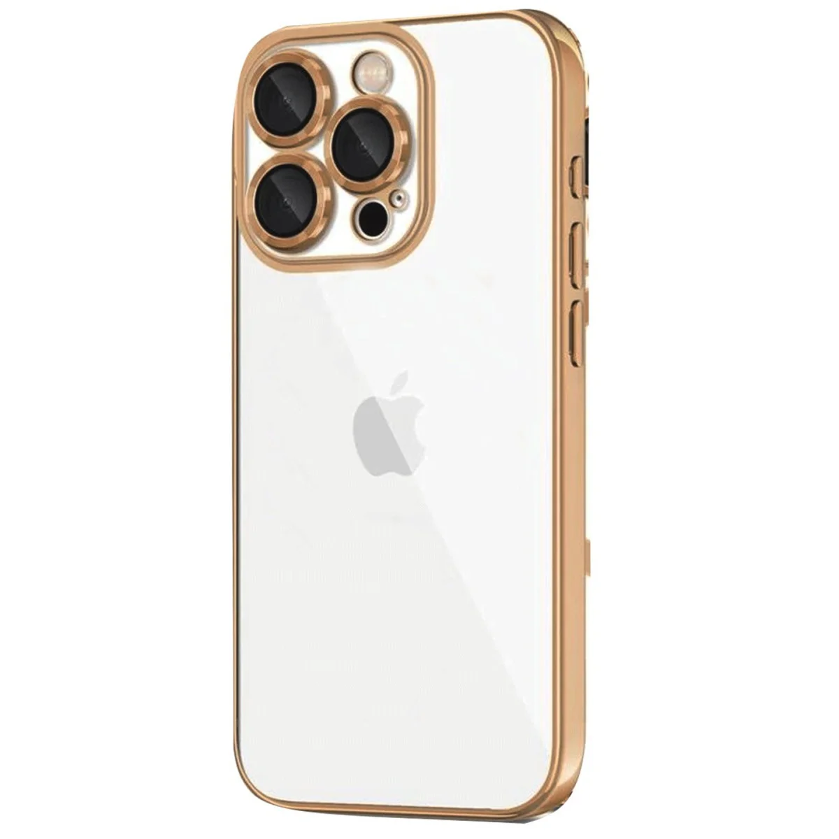 iPhone 16 Pro Razer Lensli Silikon Kılıf - Desert