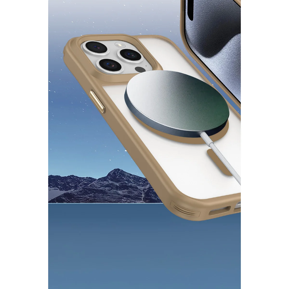 iPhone 16 Pro Silikon Kılıf MagSafe Siyah – Enka Serisi, Askı Aparatlı ve 3.66m Darbe Korumalı