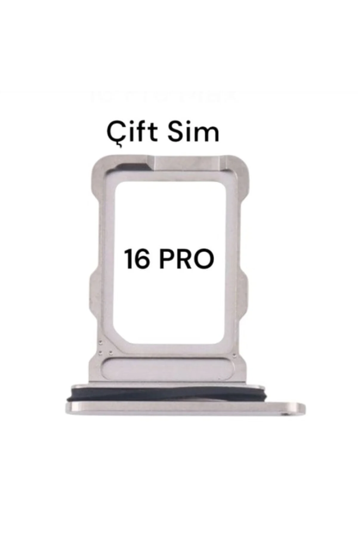 iPhone 16 Pro Sim Çekmecesi Sim Kart Yuvası Çift Sim ve Tek simli telefonlar İçin Uyumludur Bakır