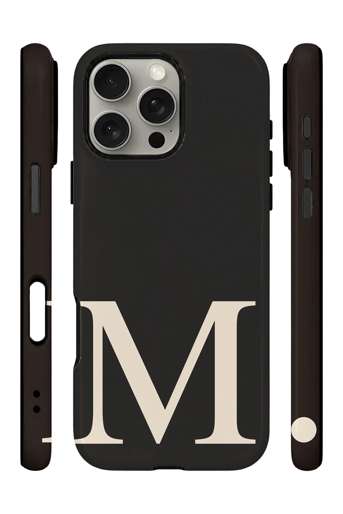 iPhone 16 Pro Vorian Çift Katmanlı Korumalı Kılıf Espresso Silk M