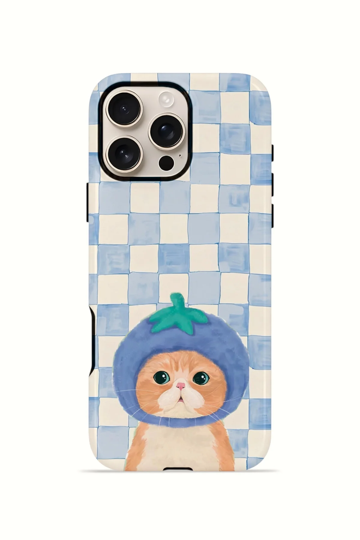 iPhone 16 Pro Vorian Çift Katmanlı Kılıf Blueberry Cat Check Fiyatı, Yorumları ve Özellikleri