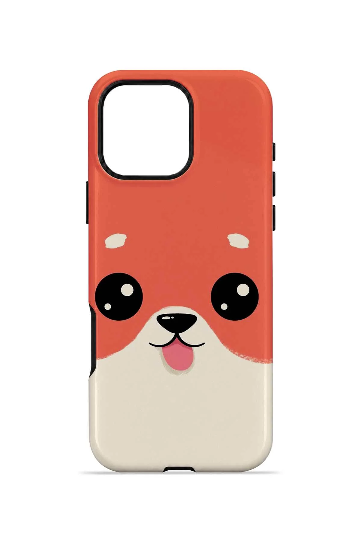 iPhone 16 Pro Vorian Çift Katmanlı Şeftali Köpekli Kılıf - Görsel 4