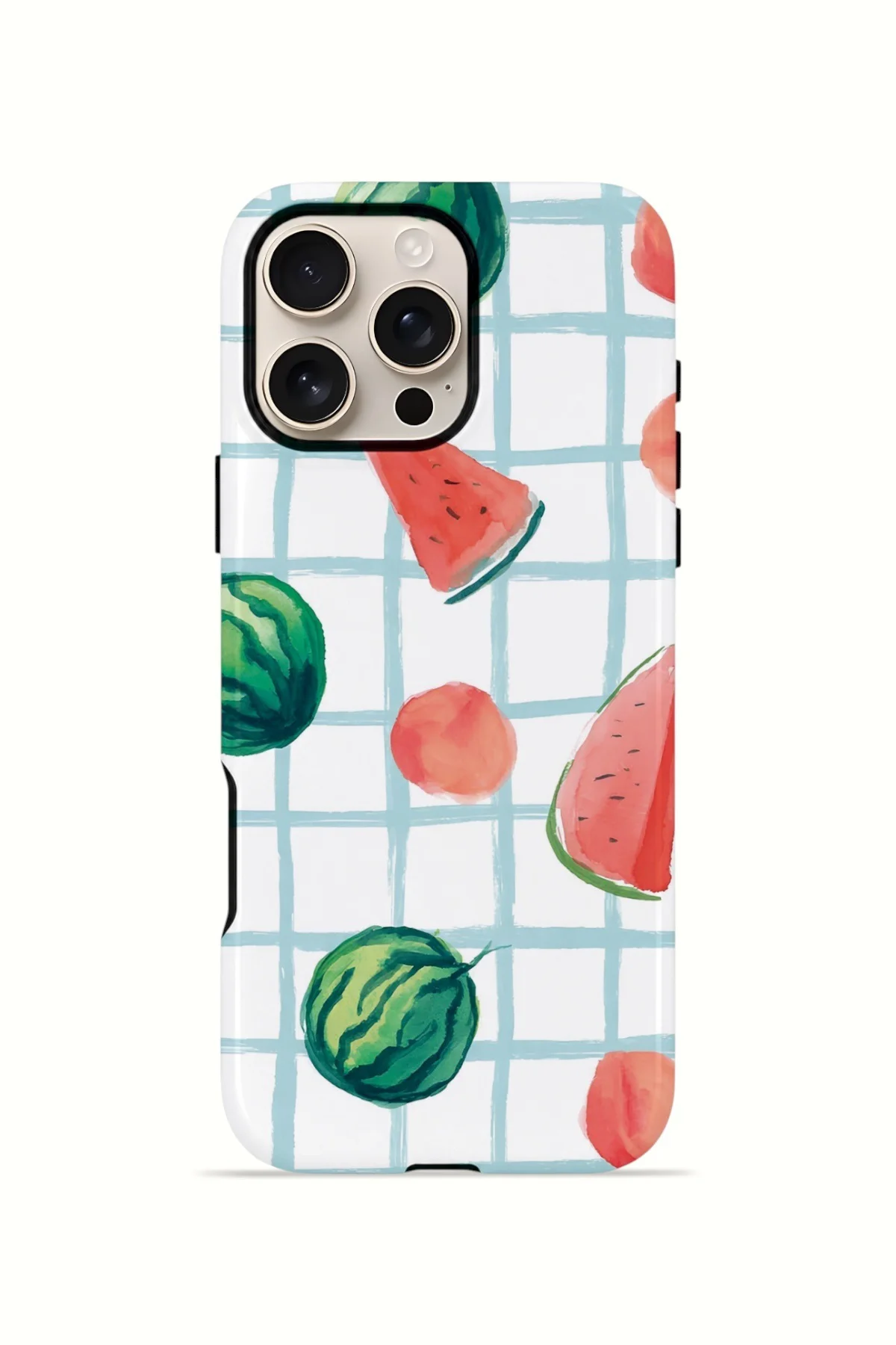 iPhone 16 Pro Vorian Çift Katmanlı Kılıf Watermelon Grid Fiyatı, Yorumları ve Özellikleri