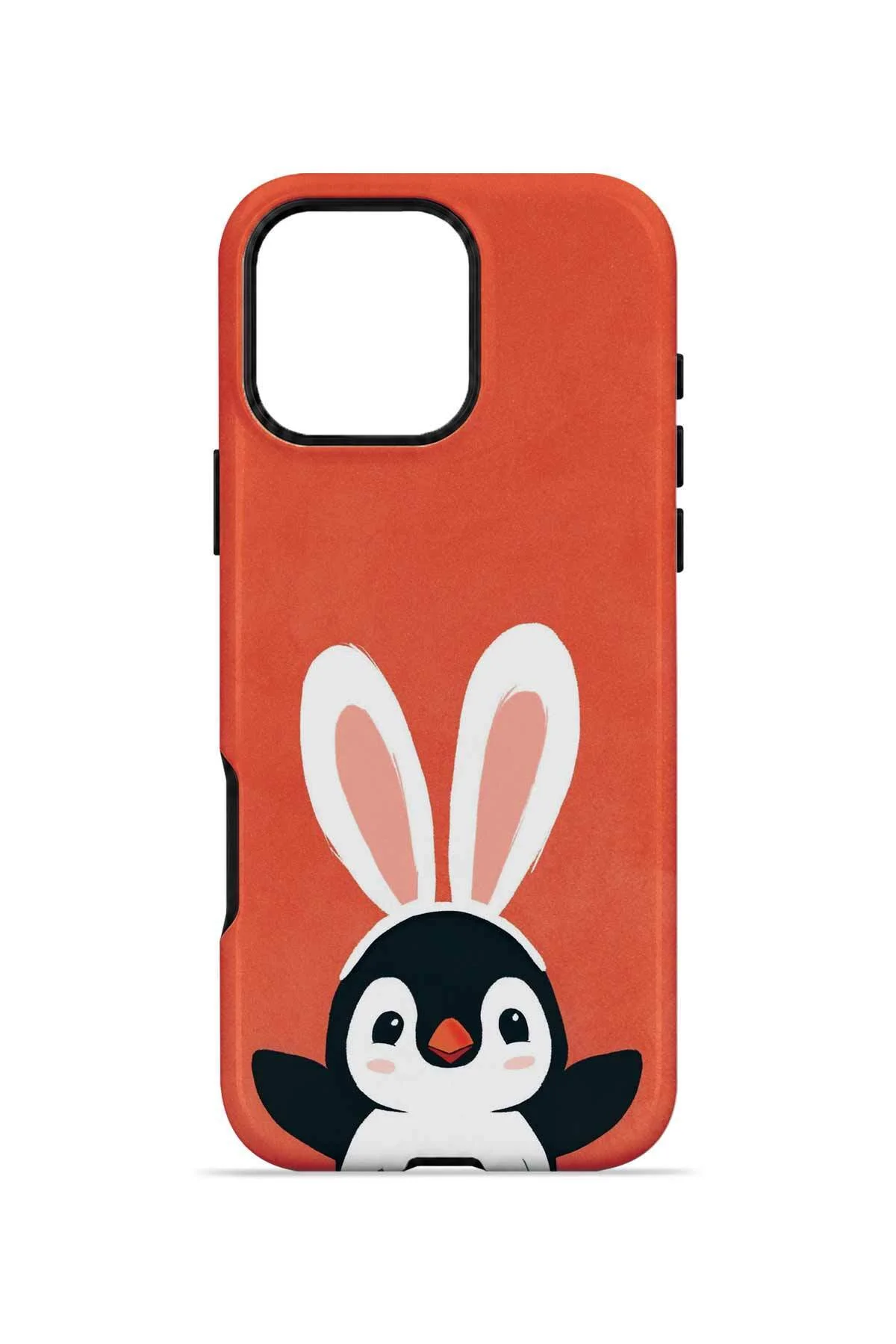 iPhone 16 Pro Vorian Çift Katmanlı Tavşan Penguenli Kılıf iPhone 16 Pro Vorian Çift Katmanlı Tavşan Penguenli Kılıf - Görsel 4