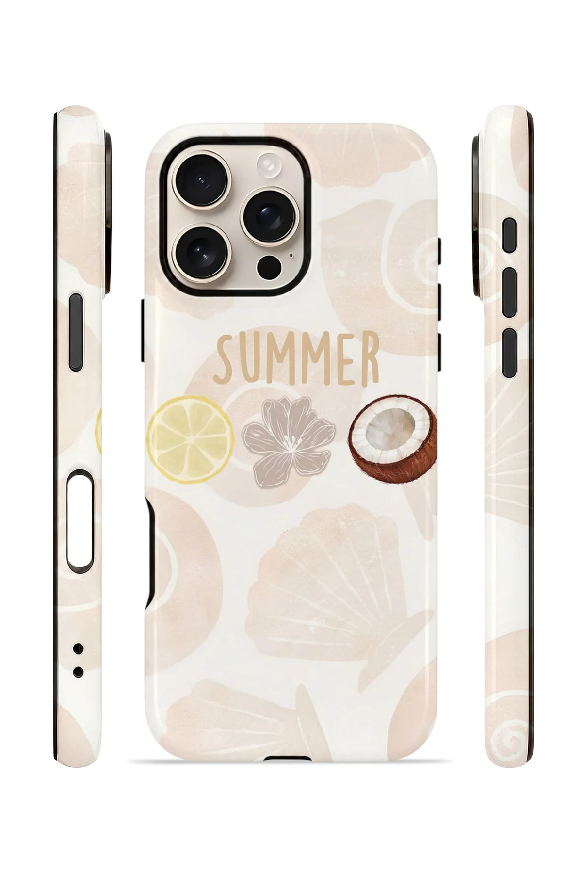 iPhone 16 Pro Vorian Çift Katmanlı Kılıf Coconut Summer Notes Fiyatı, Yorumları ve Özellikleri