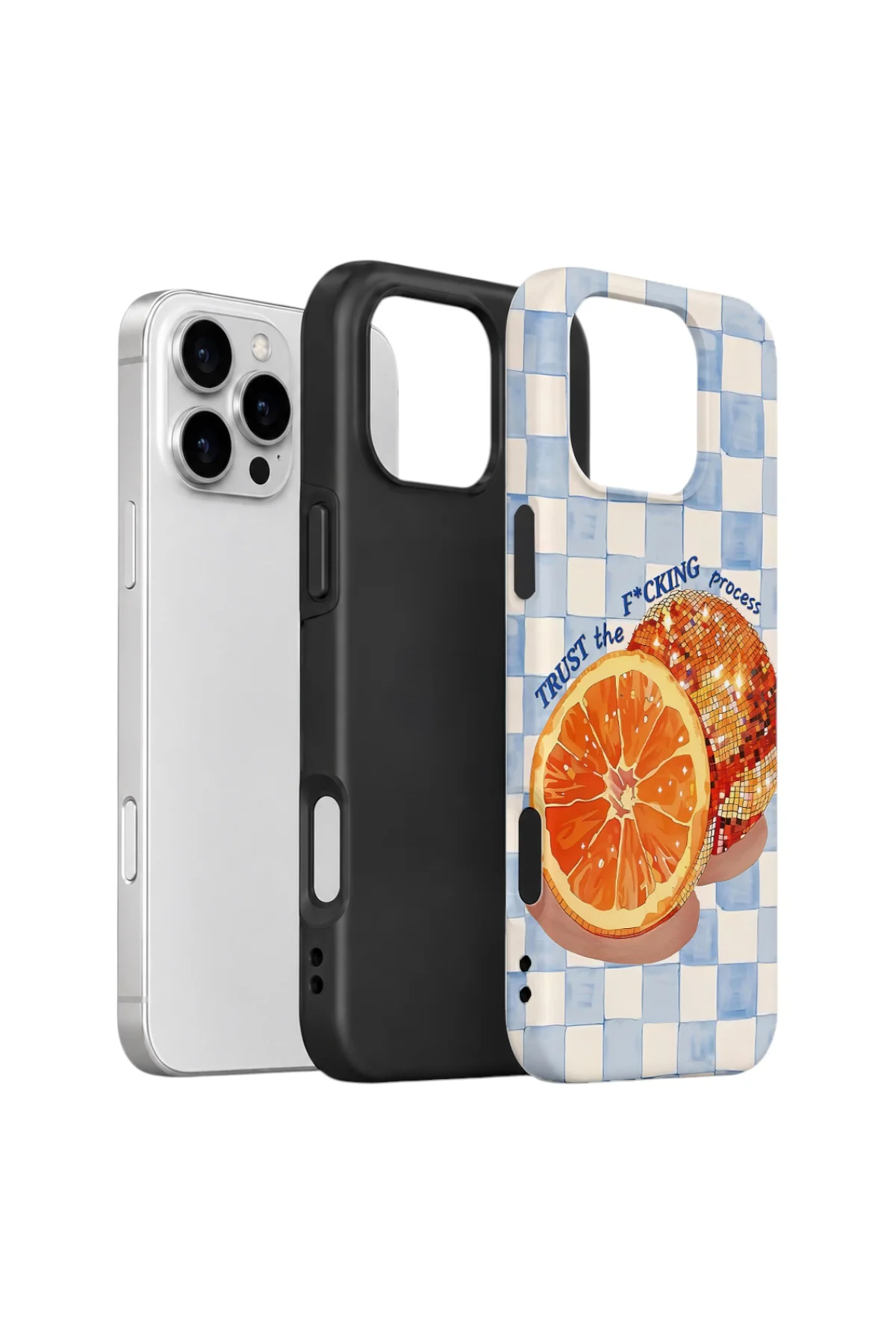 iPhone 16 Pro Vorian Çift Katmanlı Kılıf Orange Press Collage Fiyatı, Yorumları ve Özellikleri