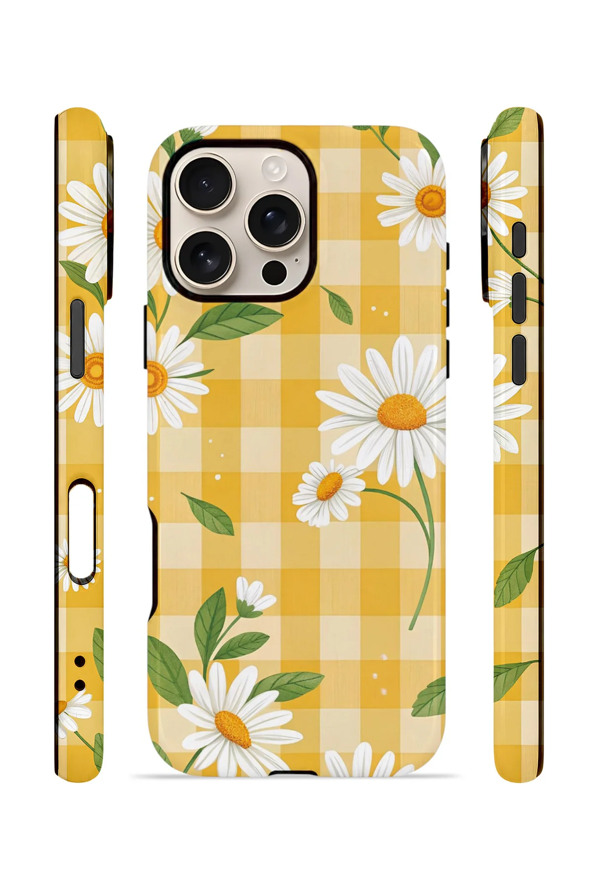 iPhone 16 Pro Vorian Çift Katmanlı Kılıf Daisy Picnic Gingham Fiyatı, Yorumları ve Özellikleri