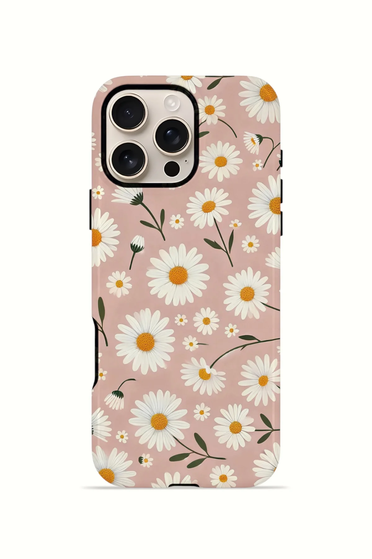 iPhone 16 Pro Vorian Çift Katmanlı MagSafe Kılıf Daisy Mocha Garden