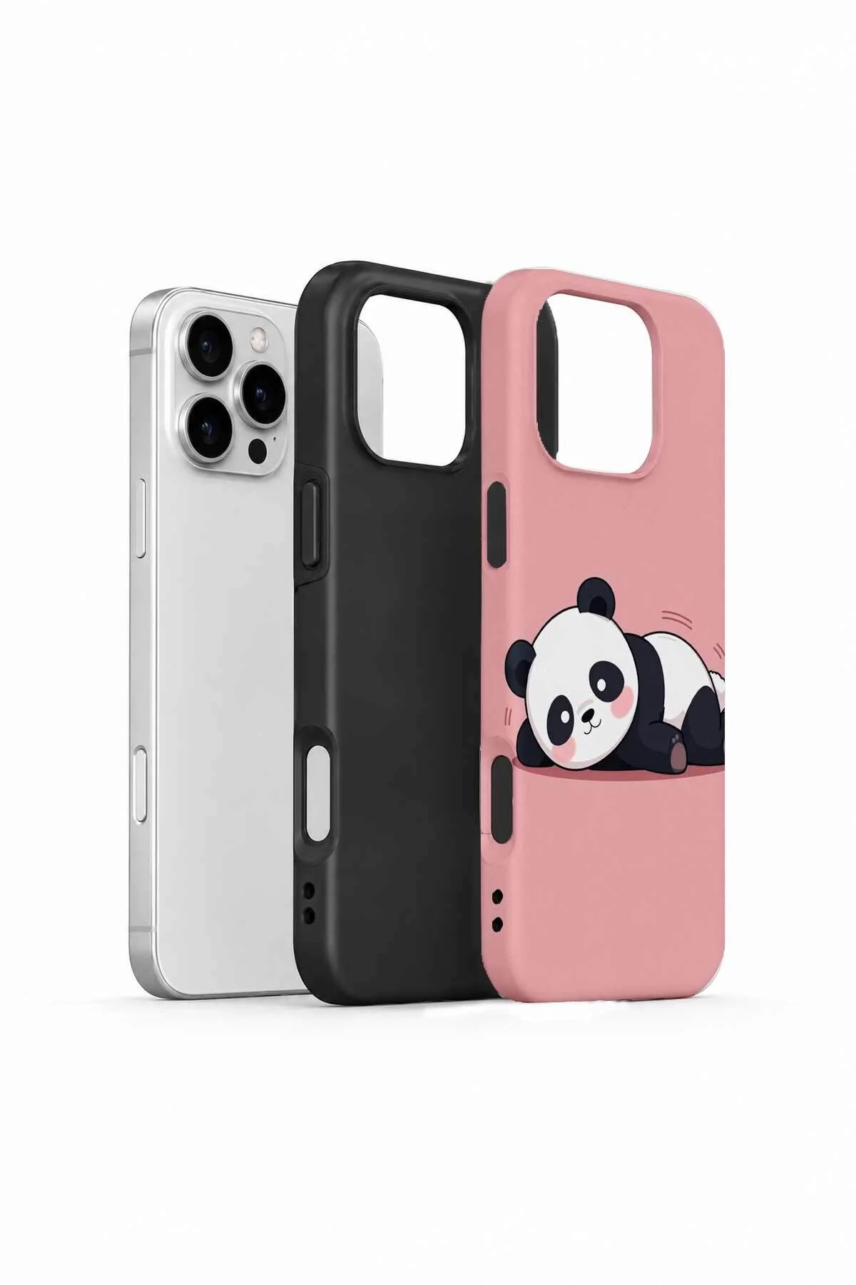 iPhone 16 Pro Vorian Çift Katmanlı Uykucu Pandalı Kılıf - Görsel 2