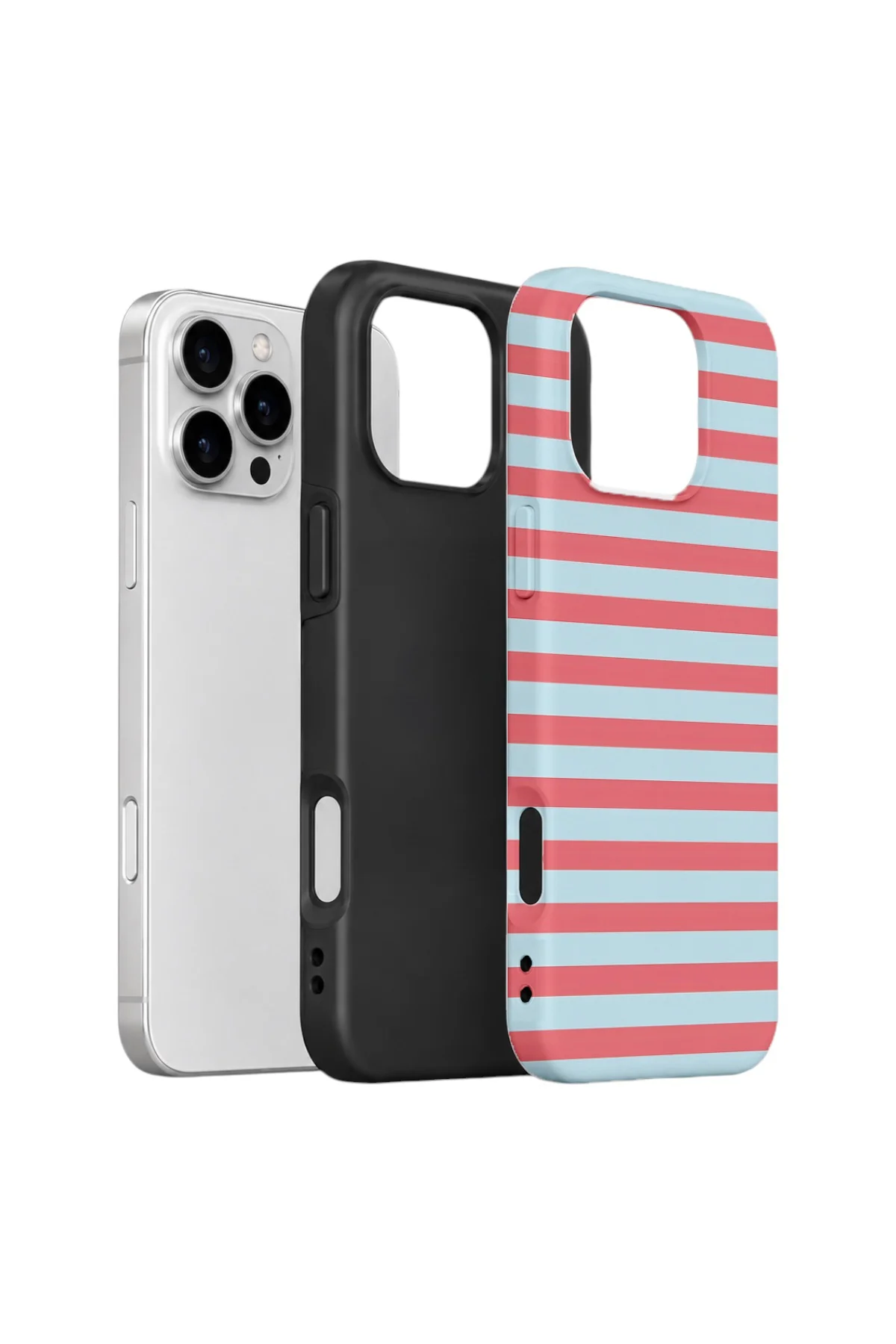 iPhone 16 Pro Vorian Çift Katmanlı Kılıf Candy Horizon Stripe Fiyatı, Yorumları ve Özellikleri