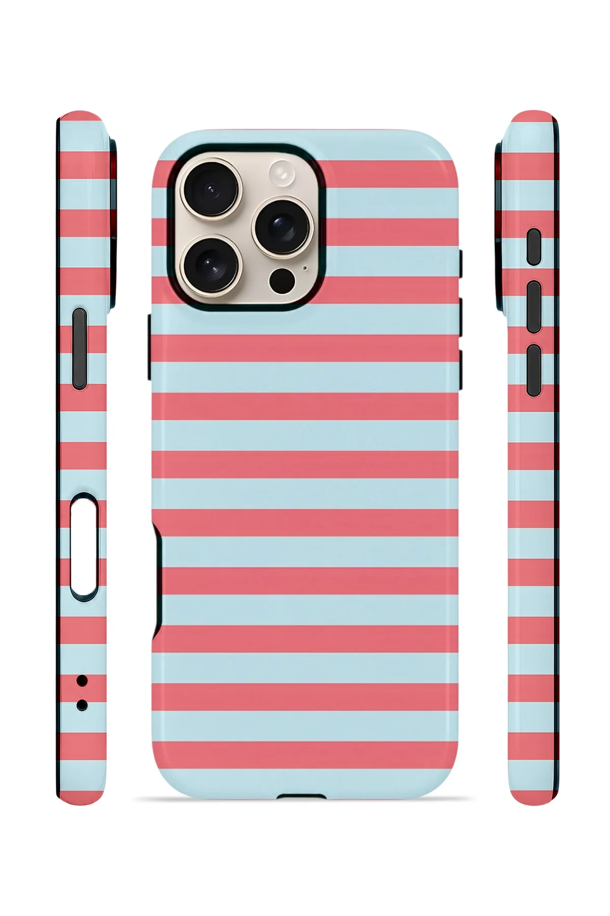 iPhone 16 Pro Vorian Çift Katmanlı Kılıf Candy Horizon Stripe Fiyatı, Yorumları ve Özellikleri