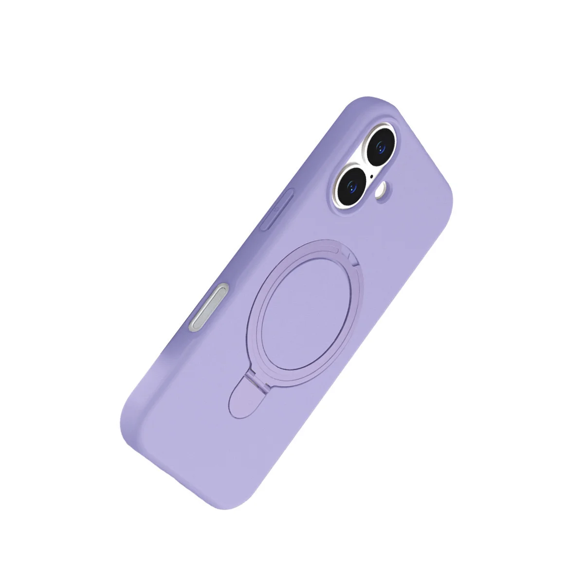 iPhone 16 Regal Magsafe Standlı Kapak - Lila | Kablosuz Şarj ve Stand Özelliği