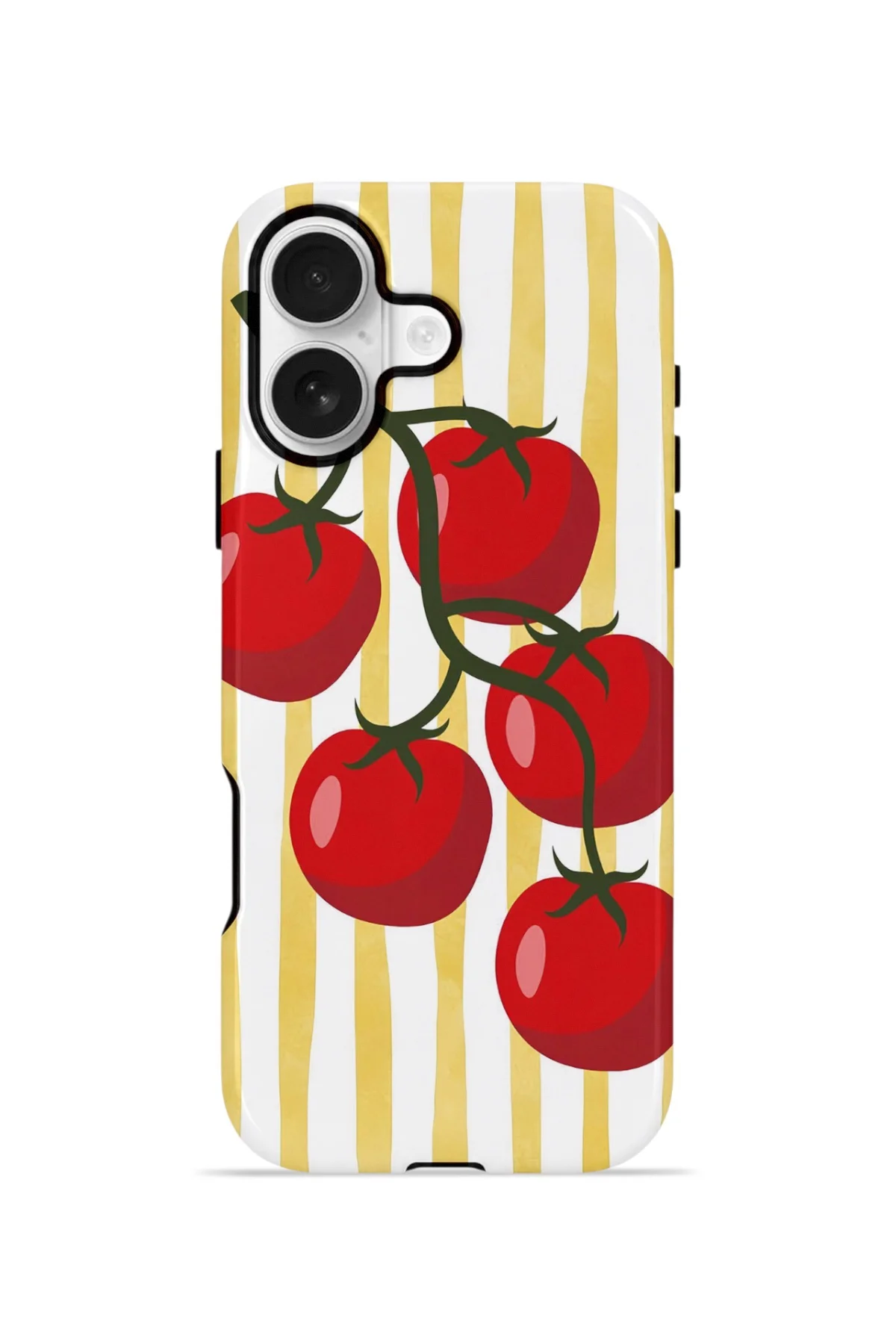 iPhone 16 Vorian Çift Katmanlı Kılıf Tomato Market Stripe