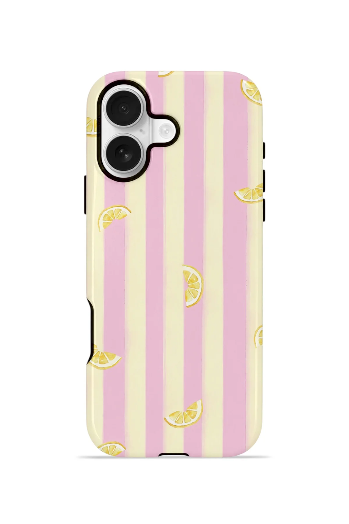 iPhone 16 Vorian Çift Katmanlı Kılıf Pink Lemon Parade