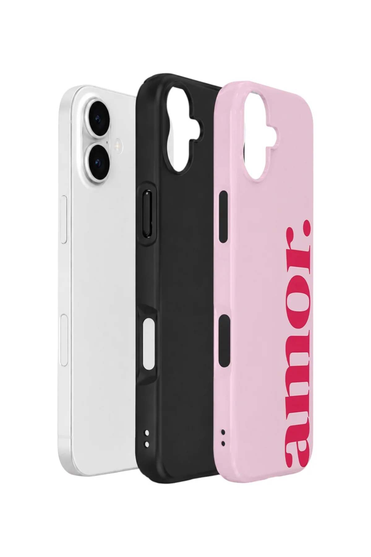iPhone 16 Vorian Çift Katmanlı Kılıf Amour Pink