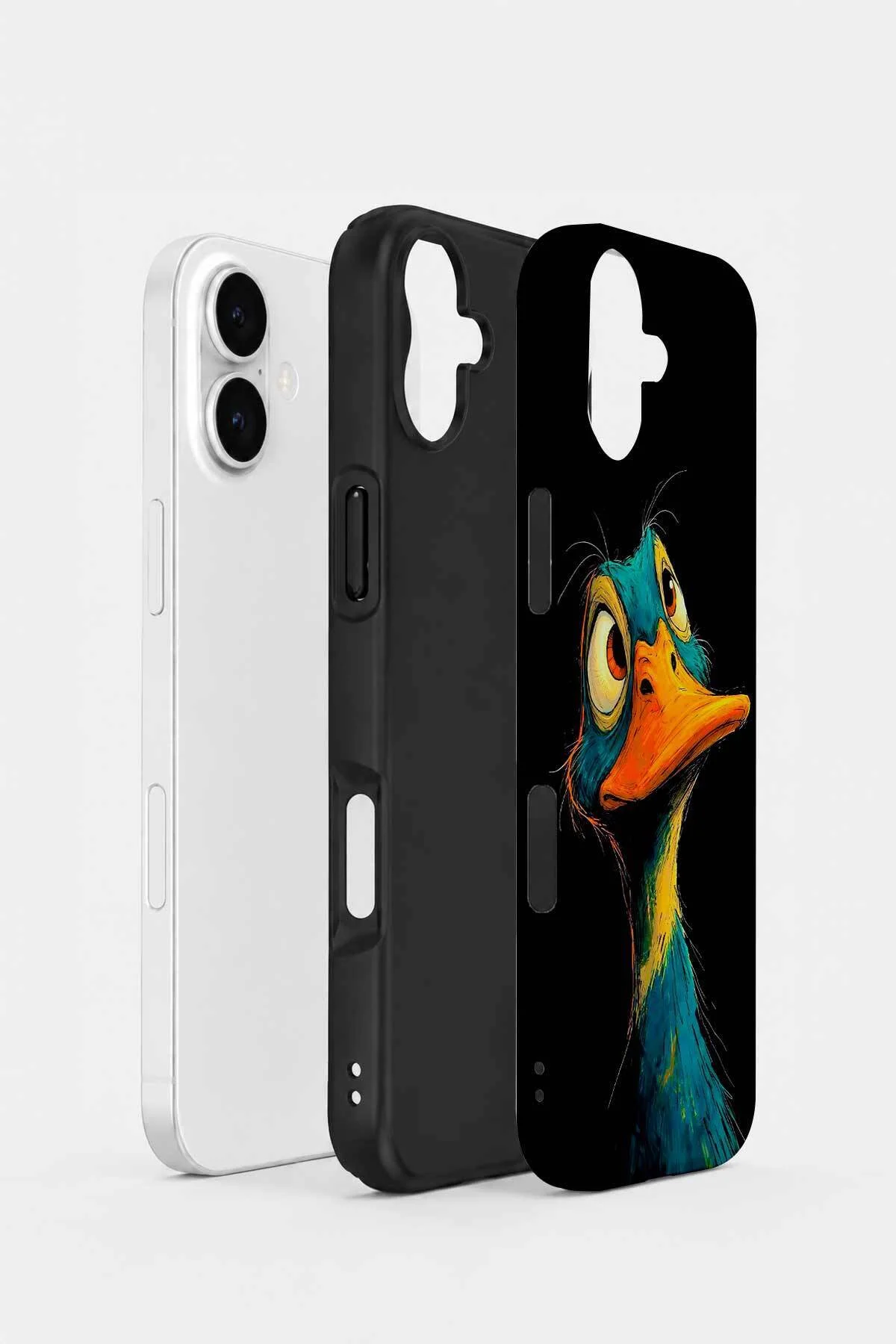 iPhone 16 Vorian Çift Katmanlı Neon Ördekli Kılıf iPhone 16 Vorian Çift Katmanlı Neon Ördekli Kılıf - Görsel 2