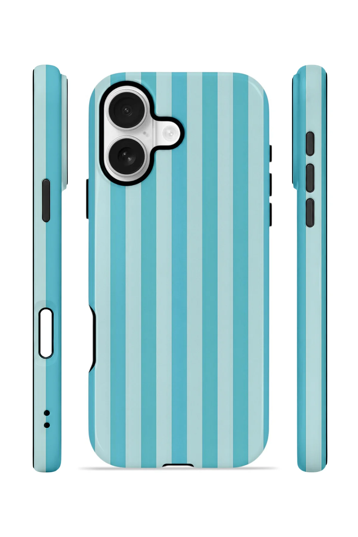iPhone 16 Vorian Çift Katmanlı Kılıf Turquoise Riviera