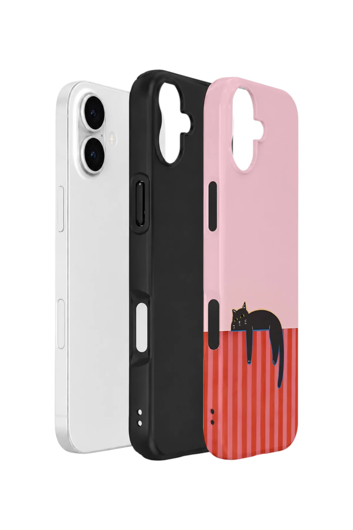 iPhone 16 Vorian Yough Kılıf Lazy Cat Sunset