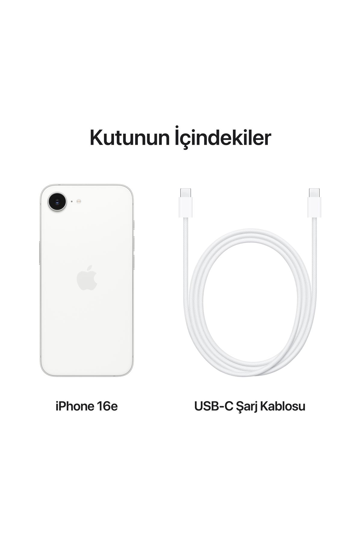 Apple İphone 16E 128Gb Beyaz