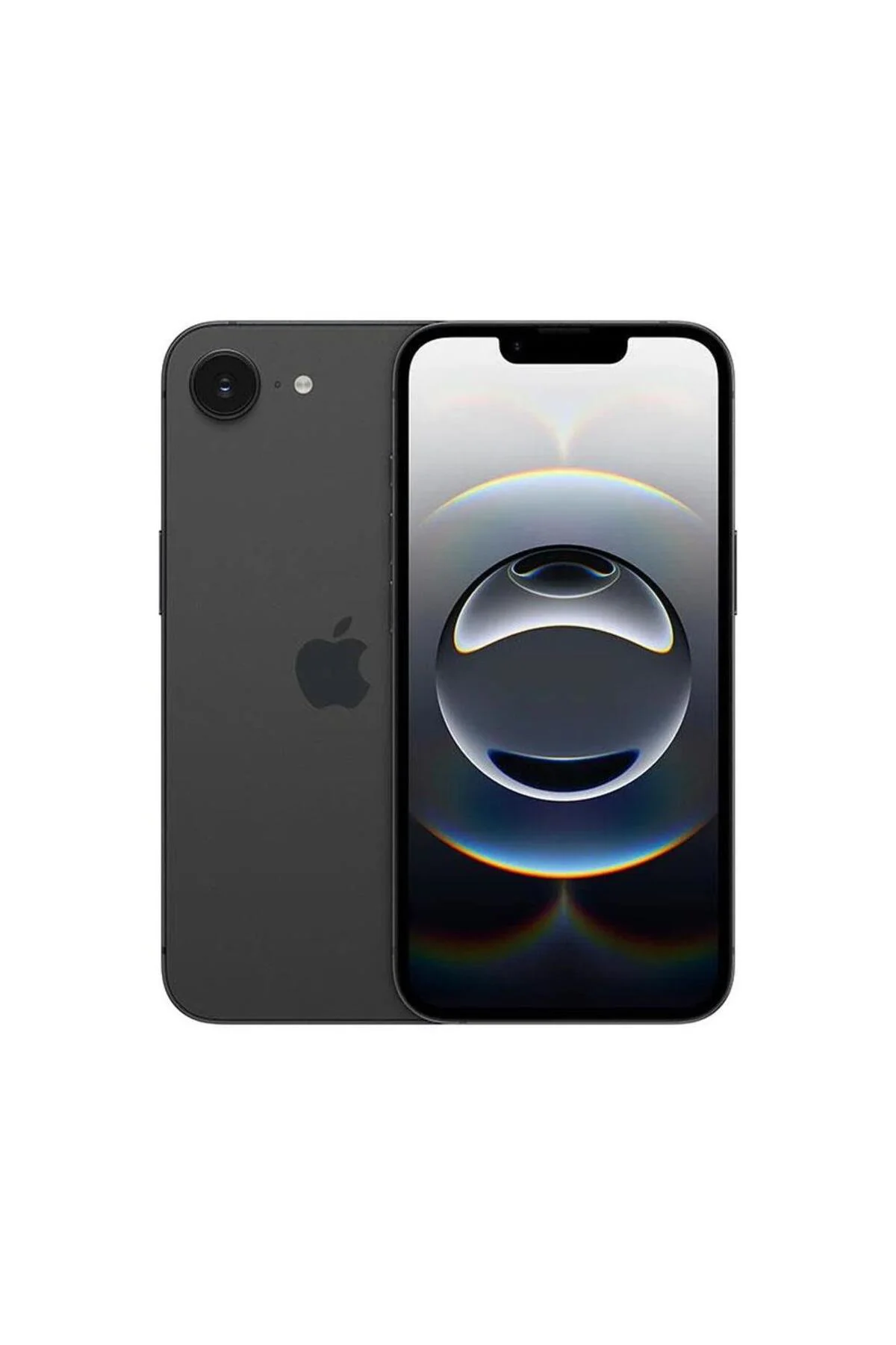 - iPhone 16e Arka Pil Batarya Kapağı - Cam Kapak Geniş Lens Deliği Beyaz
