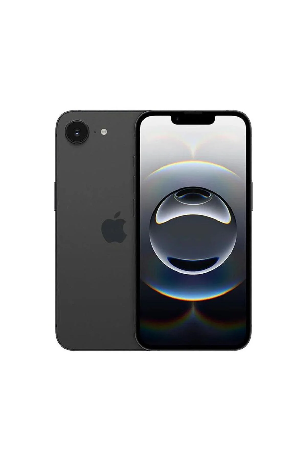 - iPhone 16e Arka Pil Batarya Kapağı - Cam Kapak Geniş Lens Deliği Beyaz