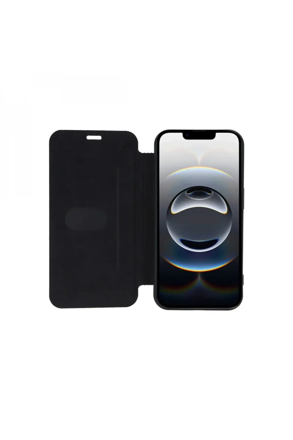 İphone 16e Kılıf Flip Cover - Siyah
