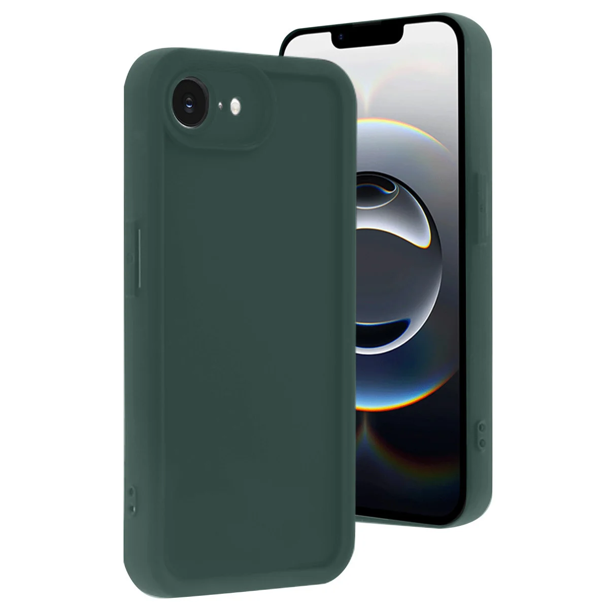 iPhone 16E Kılıf Viera Silikon - Koyu Yeşil | Premium Koruma ve Şıklık