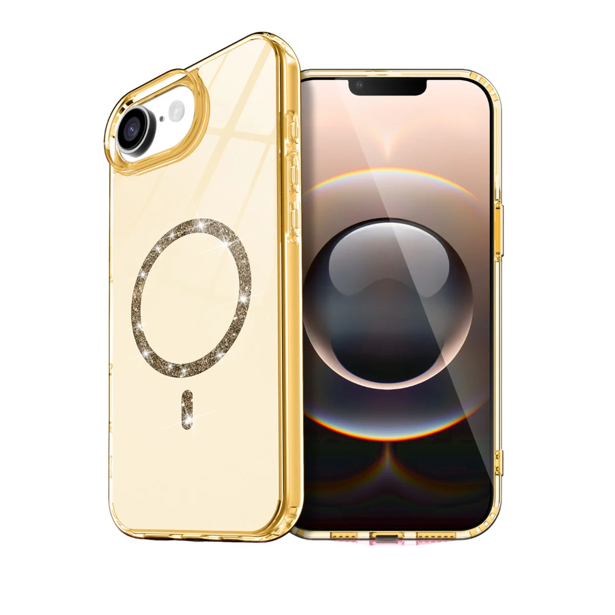 iPhone 16E Live Diamond Magsafe Kapak - Yumuşak Dokulu ve Güçlü Koruma